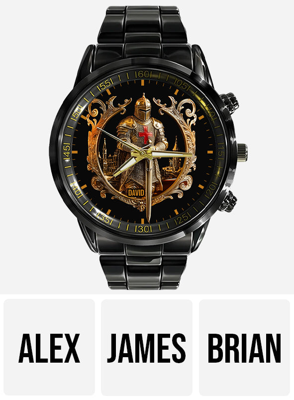 Knight Of God - Personalized Christian Hand Watch