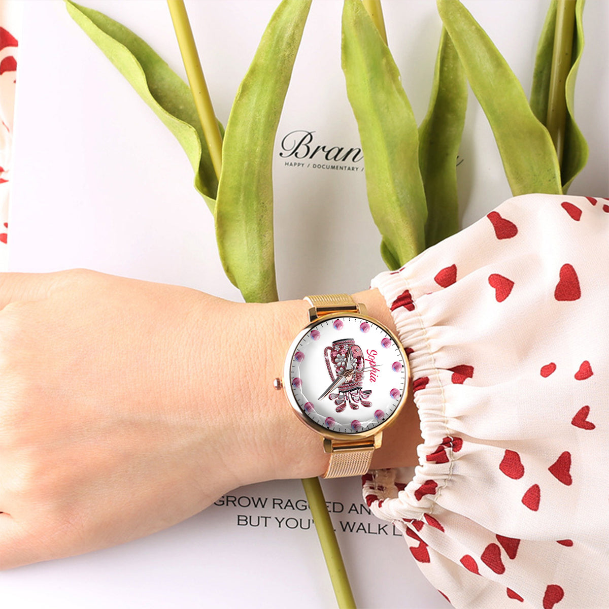 Just A Girl Who Loves Golf - Personalized Golf Women Hand Watch