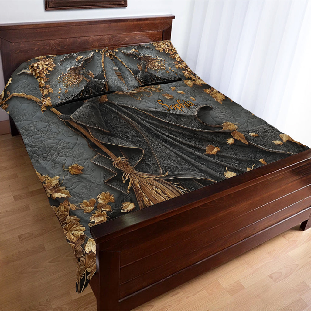 Mystic Witch - Mystical Ambiance - Personalized Witch Bedding Set