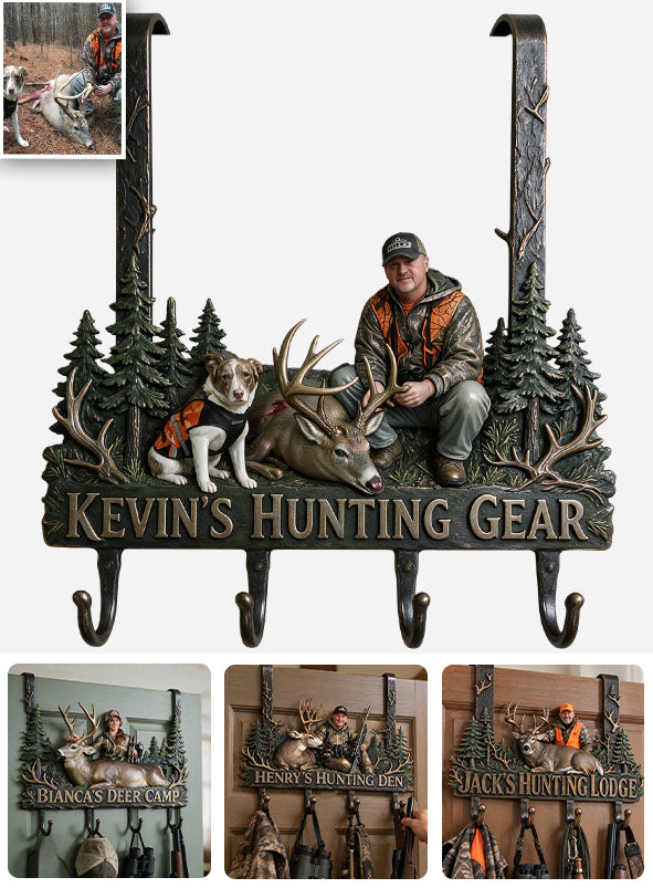 Born To Hunt - Personalized Hunting Metal Door Hooks