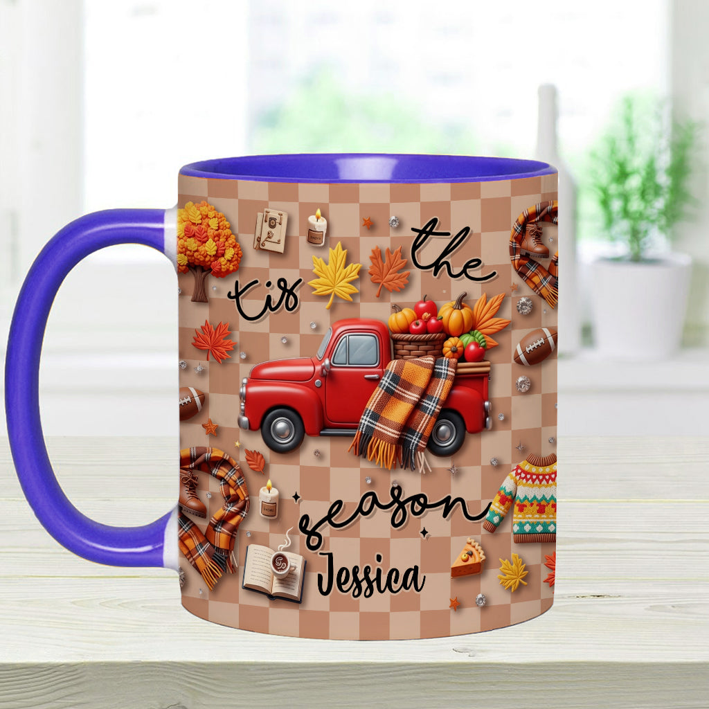 Tis The Season - Personalized Autumn Accent Mug