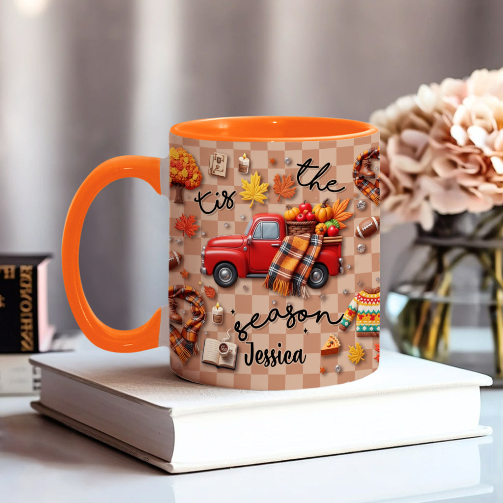 Tis The Season - Personalized Autumn Accent Mug