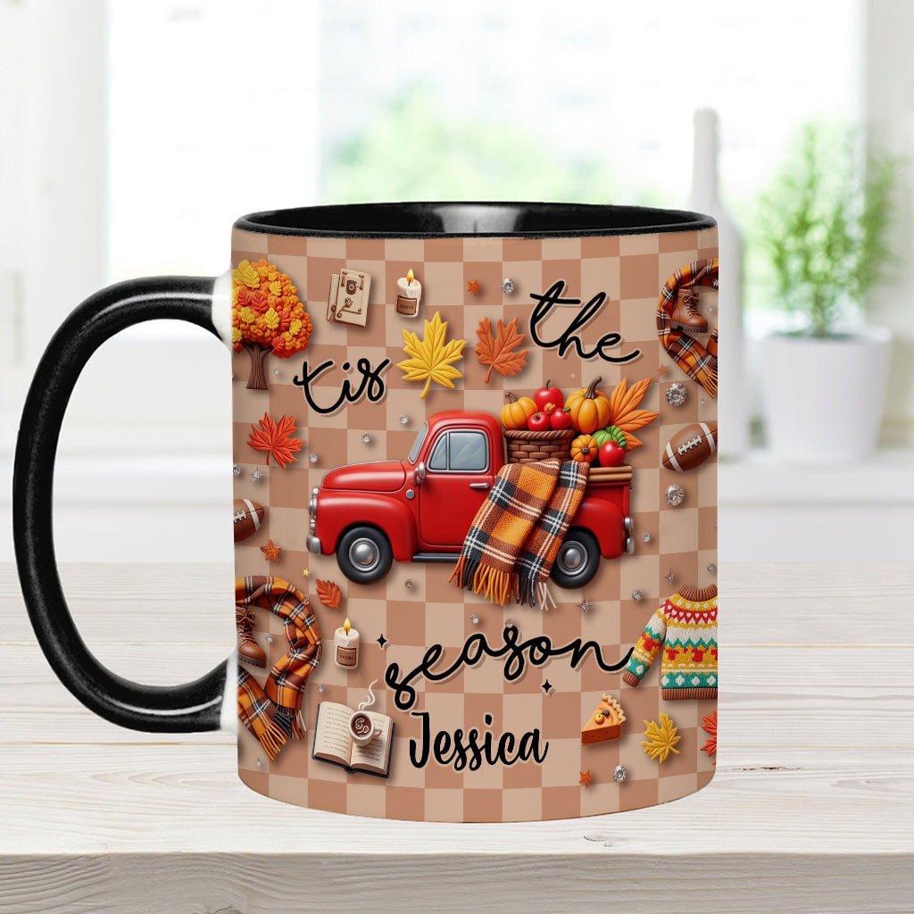 Tis The Season - Personalized Autumn Accent Mug
