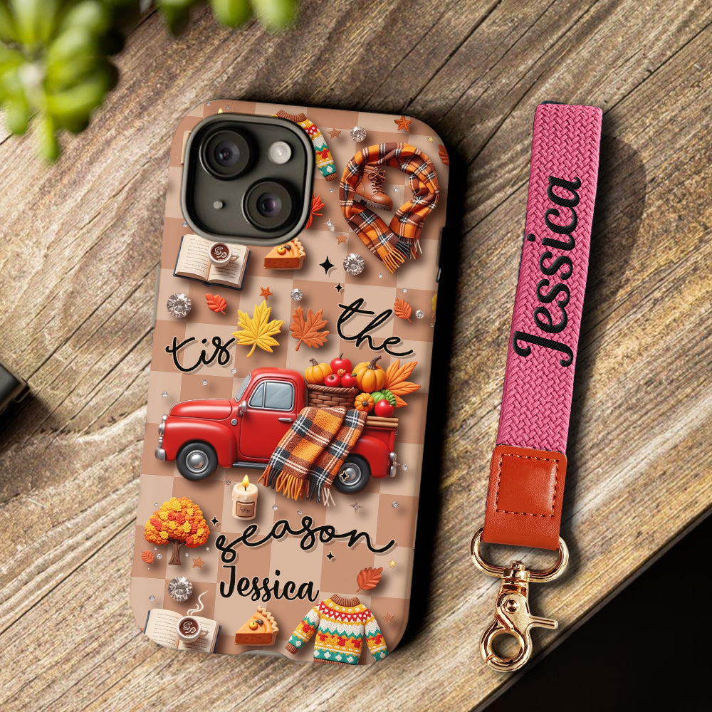 Tis The Season - Personalized Autumn Full Print Phone Case