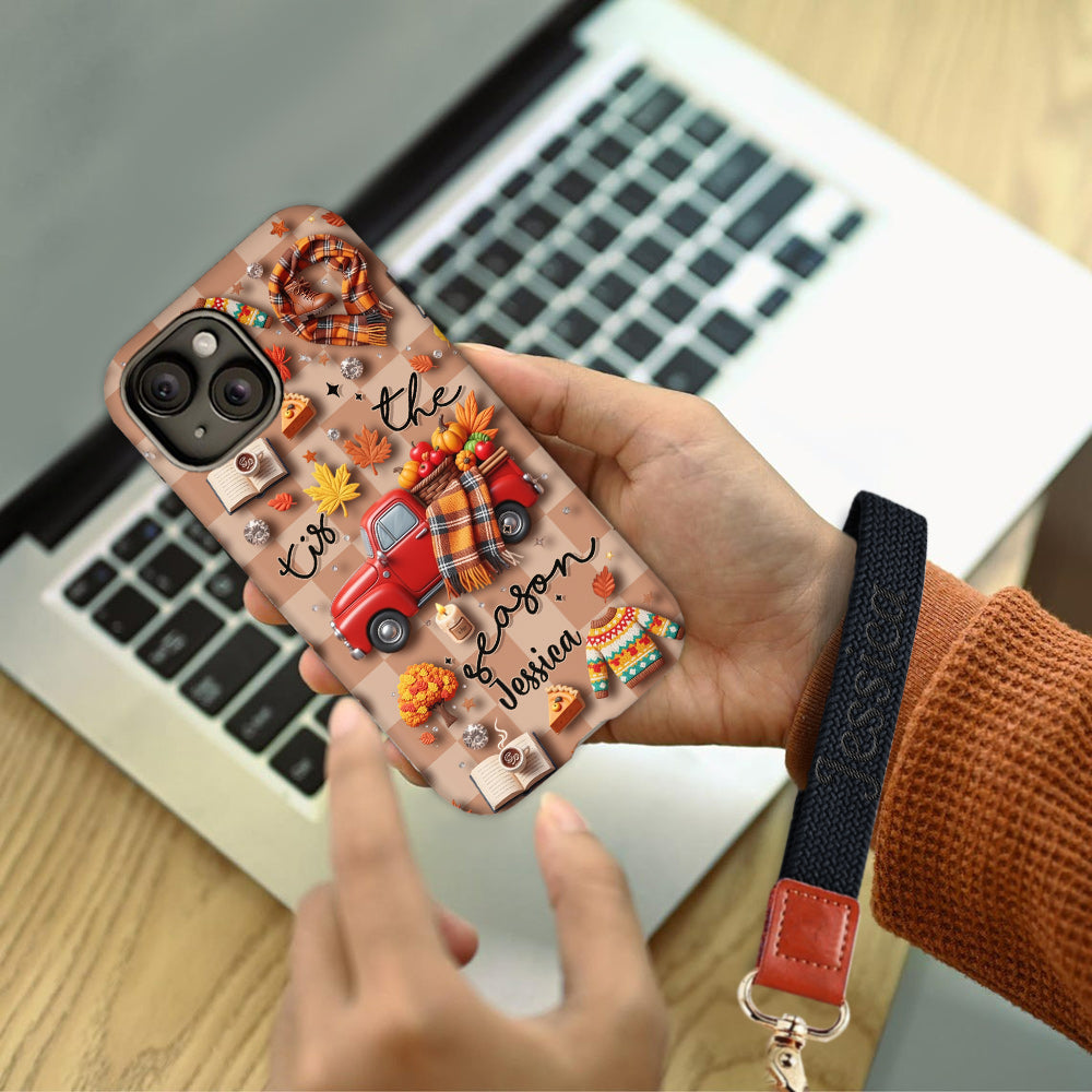 Tis The Season - Personalized Autumn Full Print Phone Case