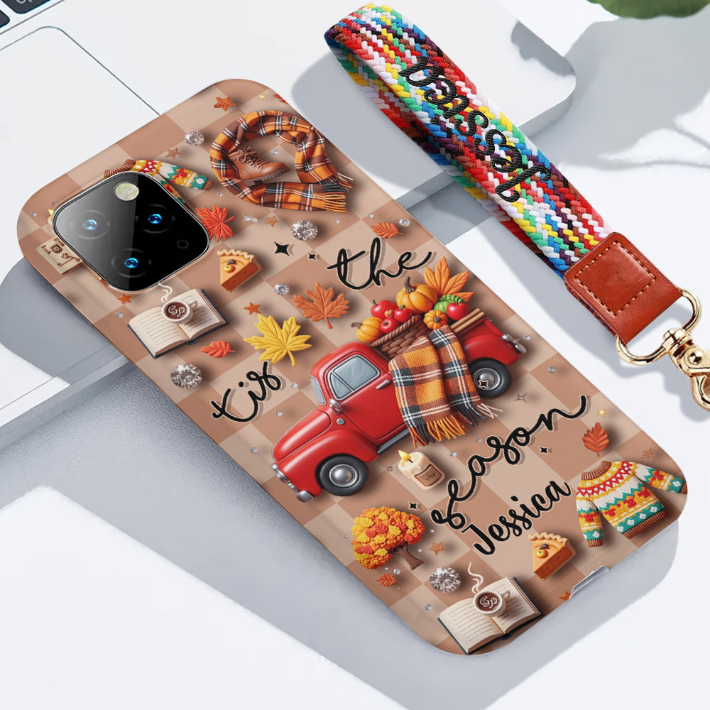 Tis The Season - Personalized Autumn Full Print Phone Case