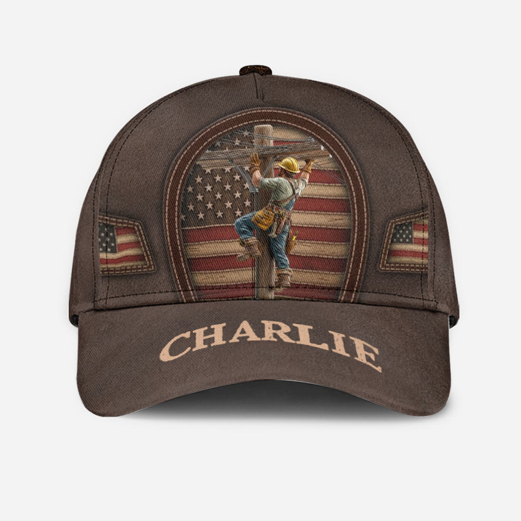 Strength Of The Line - Personalized Lineman Classic Cap