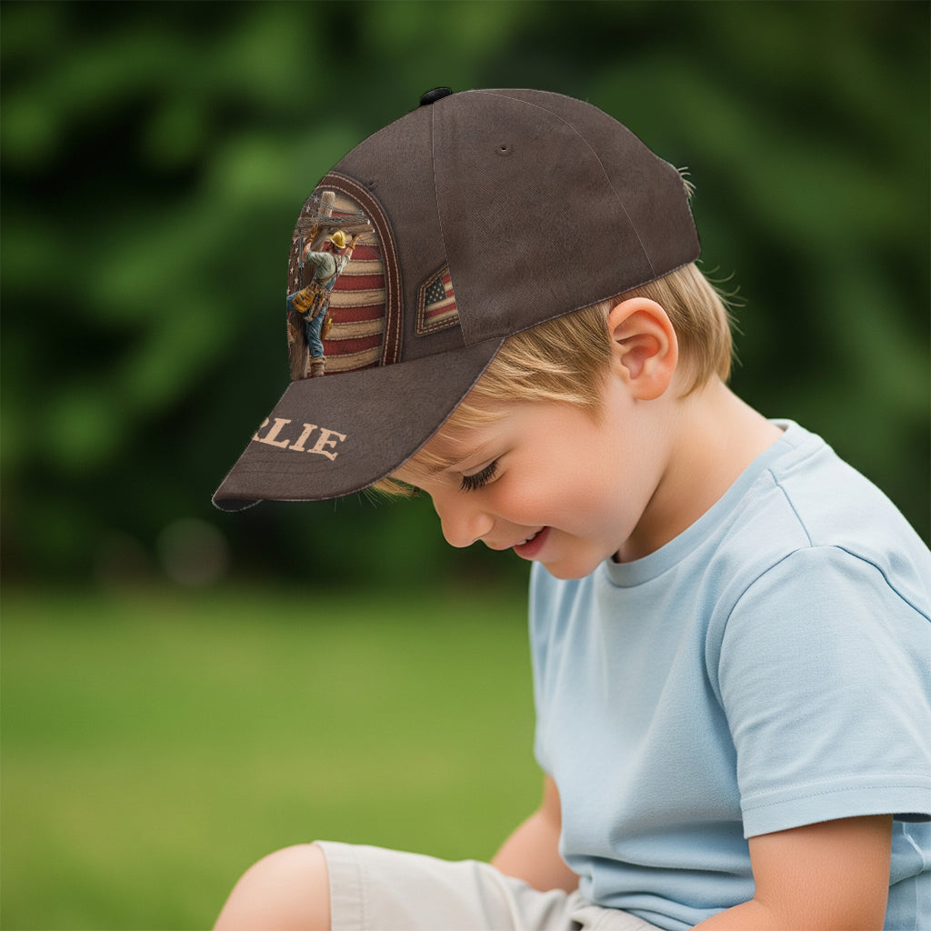 Strength Of The Line - Personalized Lineman Classic Cap