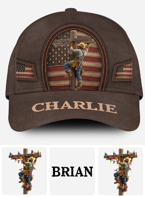 Strength Of The Line - Personalized Lineman Classic Cap