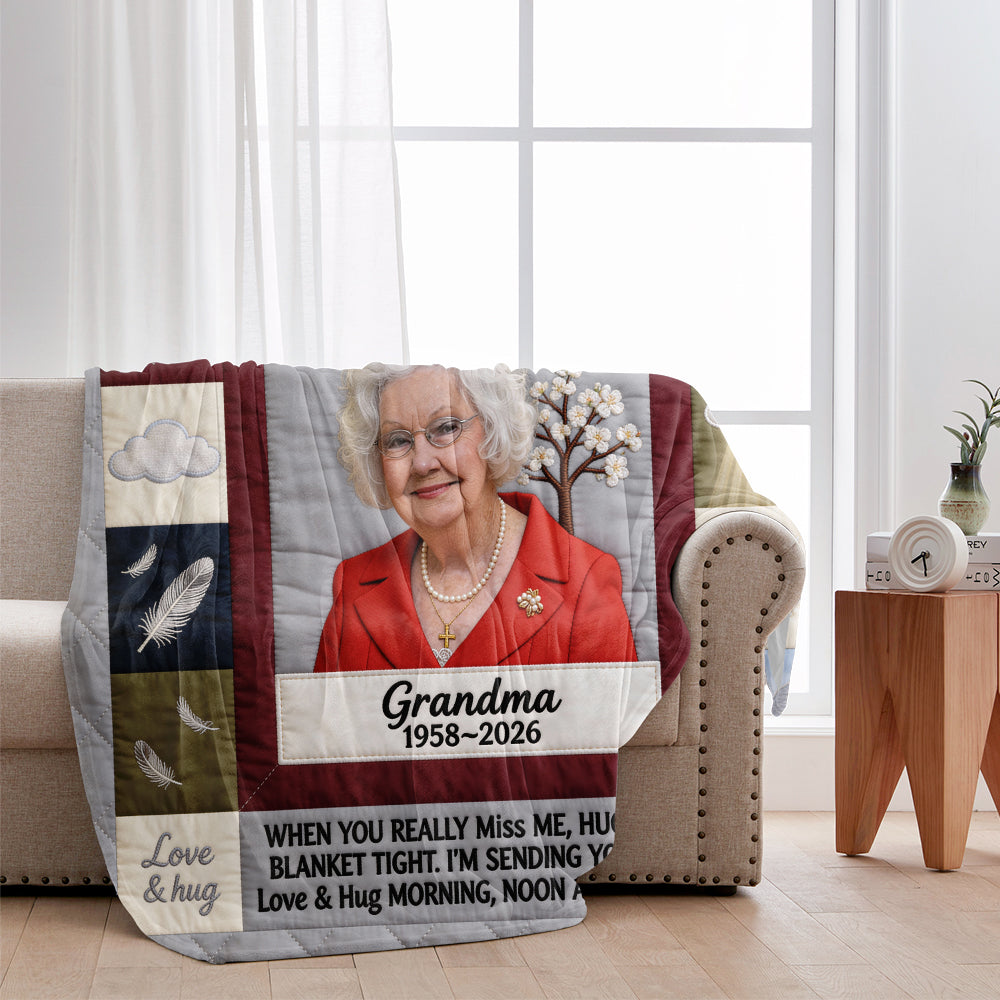 A Hug from Heaven - Personalized Memorial Blanket
