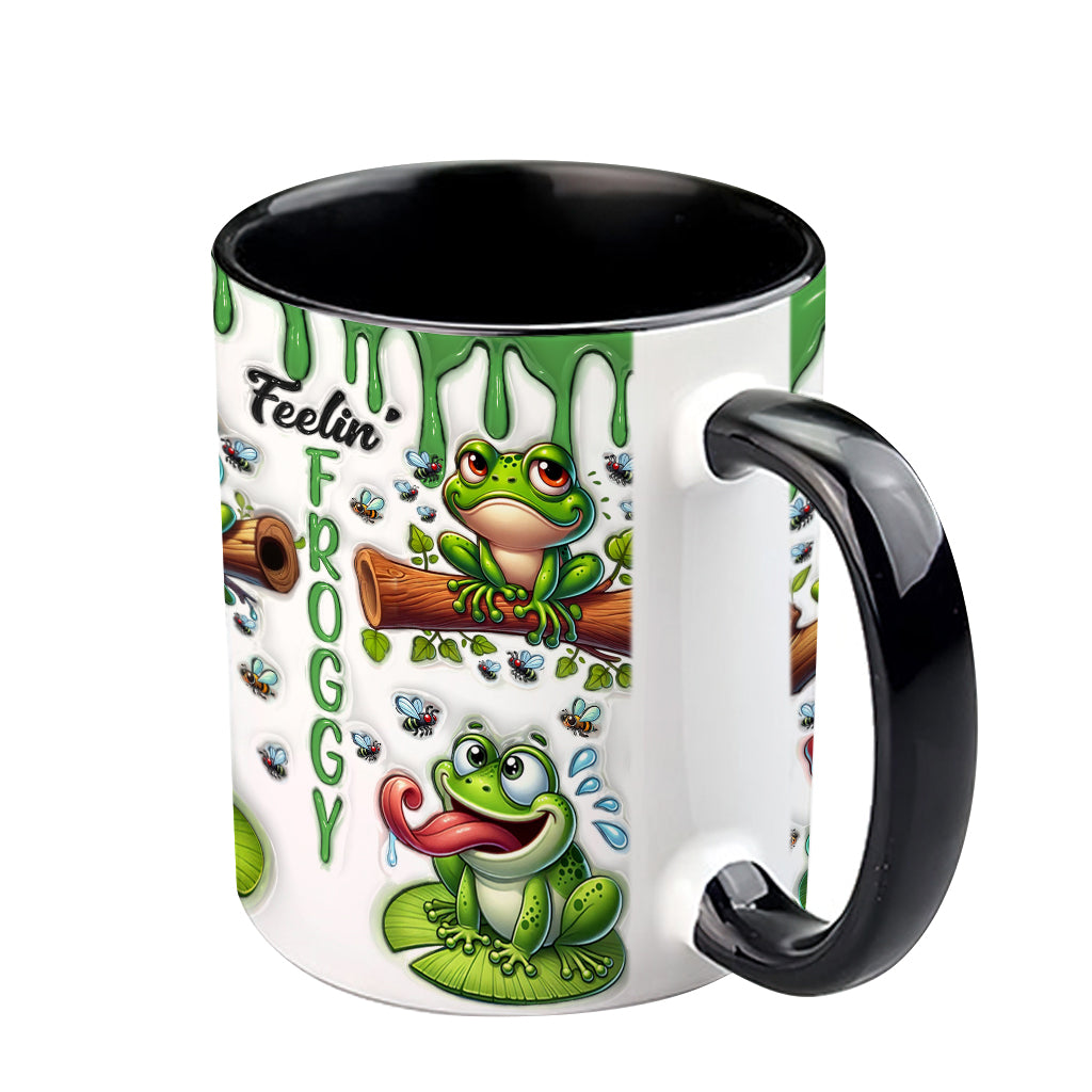 Fellin' Froggy - Personalized Frog Accent Mug