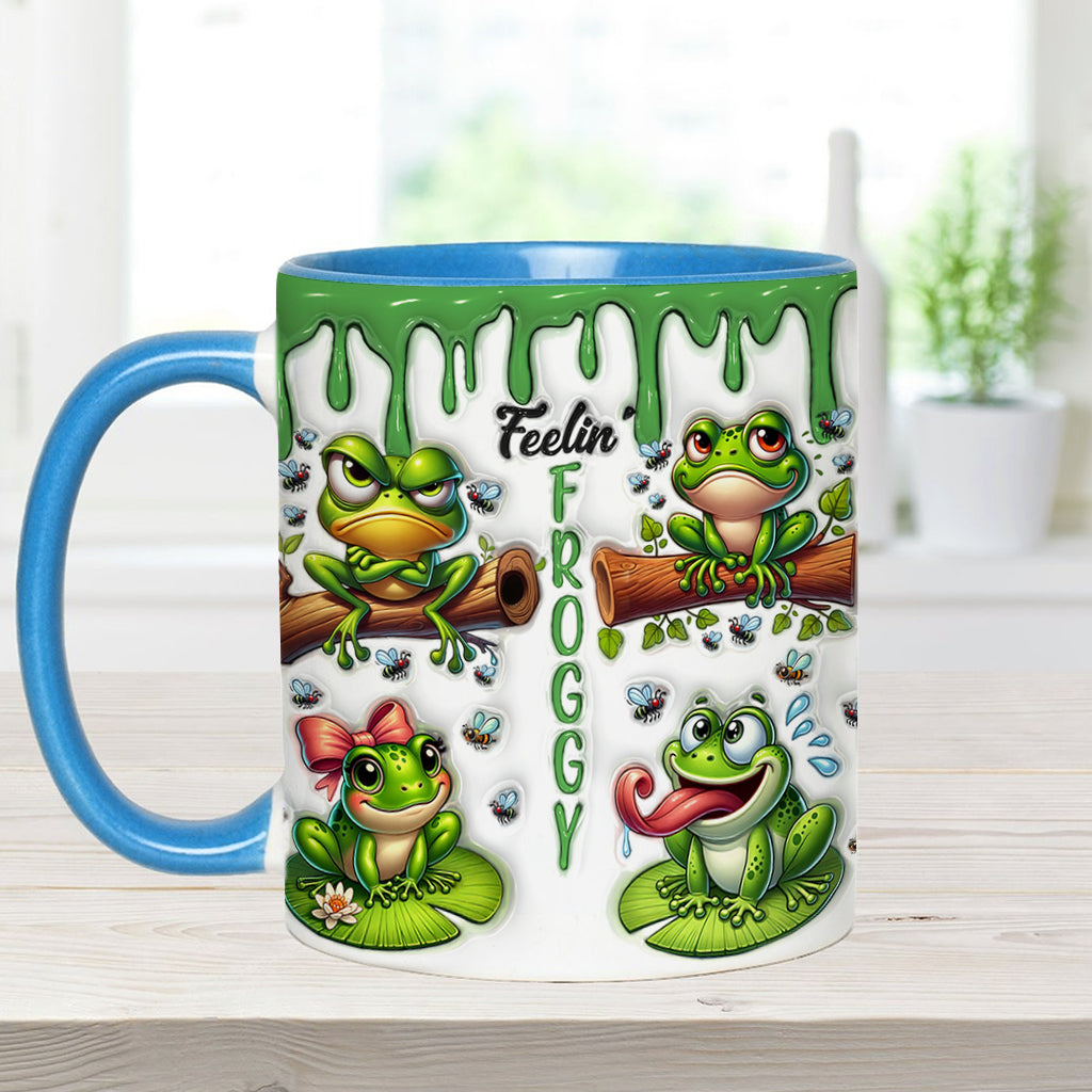 Fellin' Froggy - Personalized Frog Accent Mug