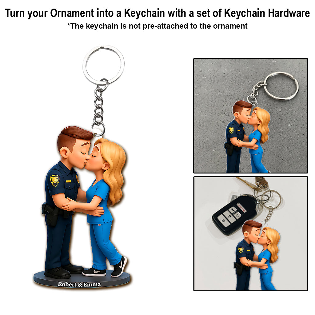 Serve and Protect - Personalized Police Officer Ornament