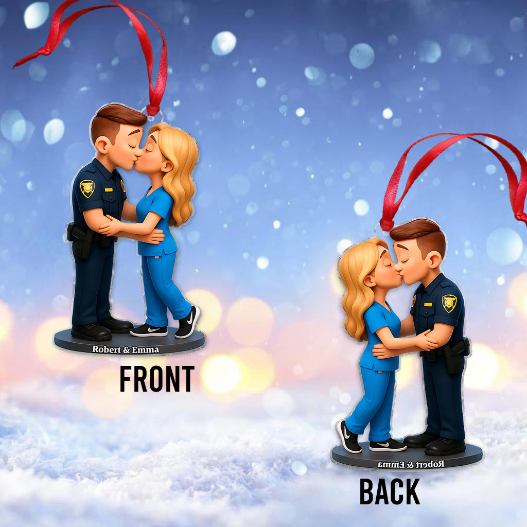Serve and Protect - Personalized Police Officer Ornament