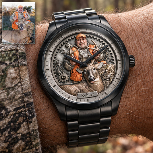Any Photo - Personalized Hunting Hand Watch
