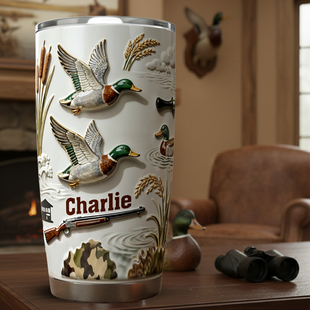 Duck Hunting - Personalized Hunting Tumbler