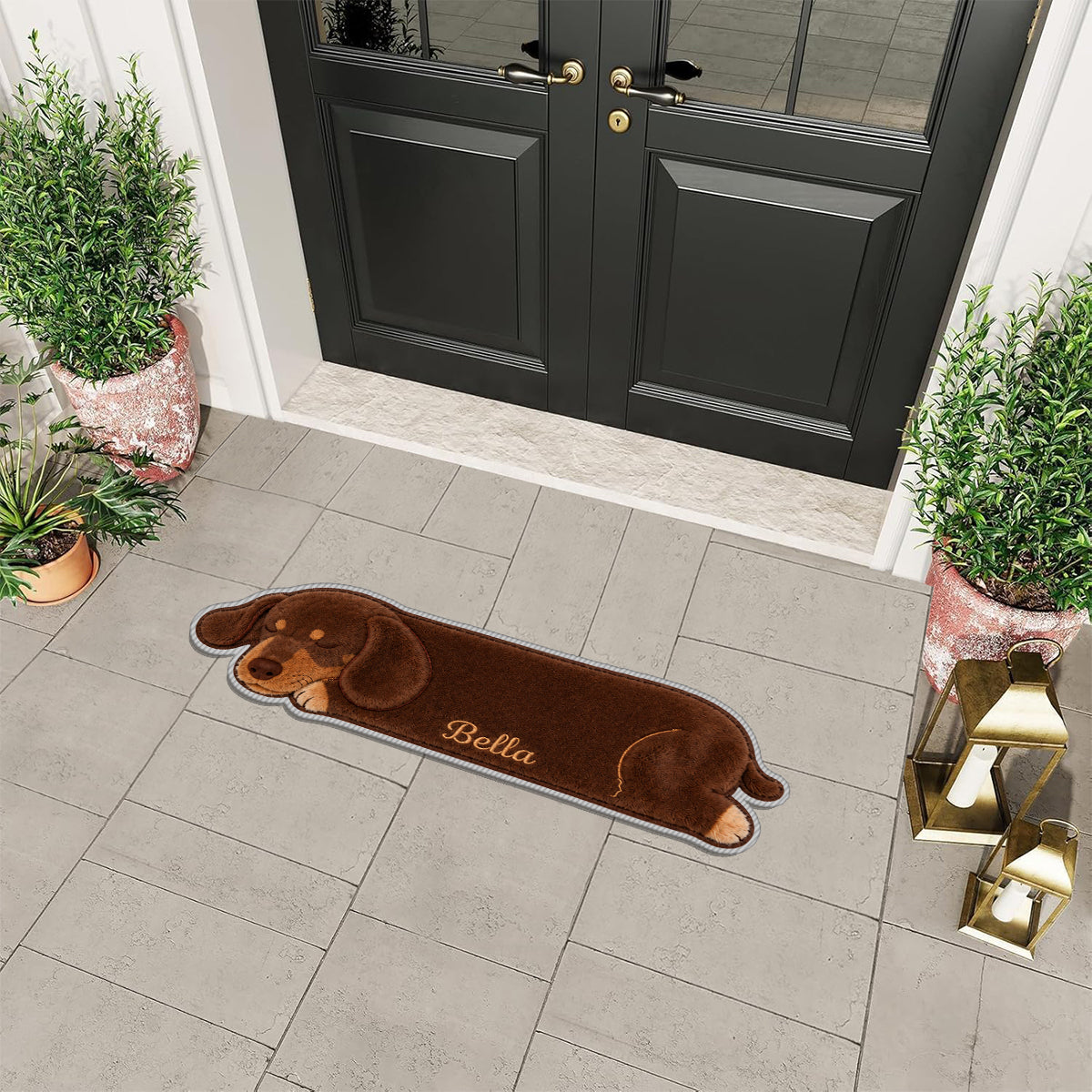 Kitchen/ Bathroom... Pet Rug - Personalized Dog Non-Slip Tufted Rug