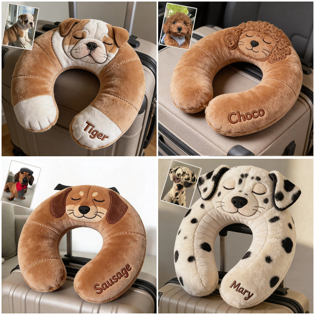 Dog Mom, Dog Dad Gift - Personalized Dog Premium Faux Fur Pillow