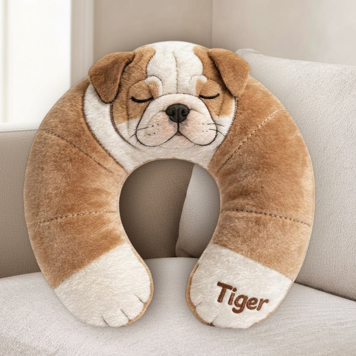 Dog Mom, Dog Dad Gift - Personalized Dog Premium Faux Fur Pillow