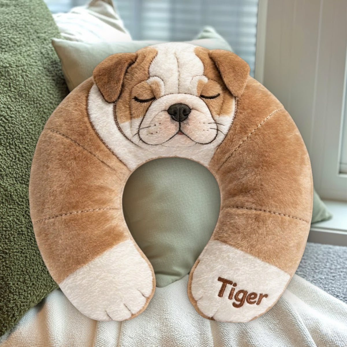 Dog Mom, Dog Dad Gift - Personalized Dog Premium Faux Fur Pillow