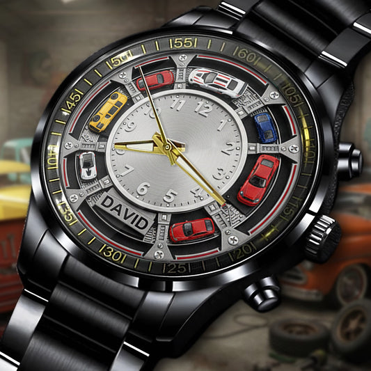 Love Cars - Personalized Car Lover Hand Watch