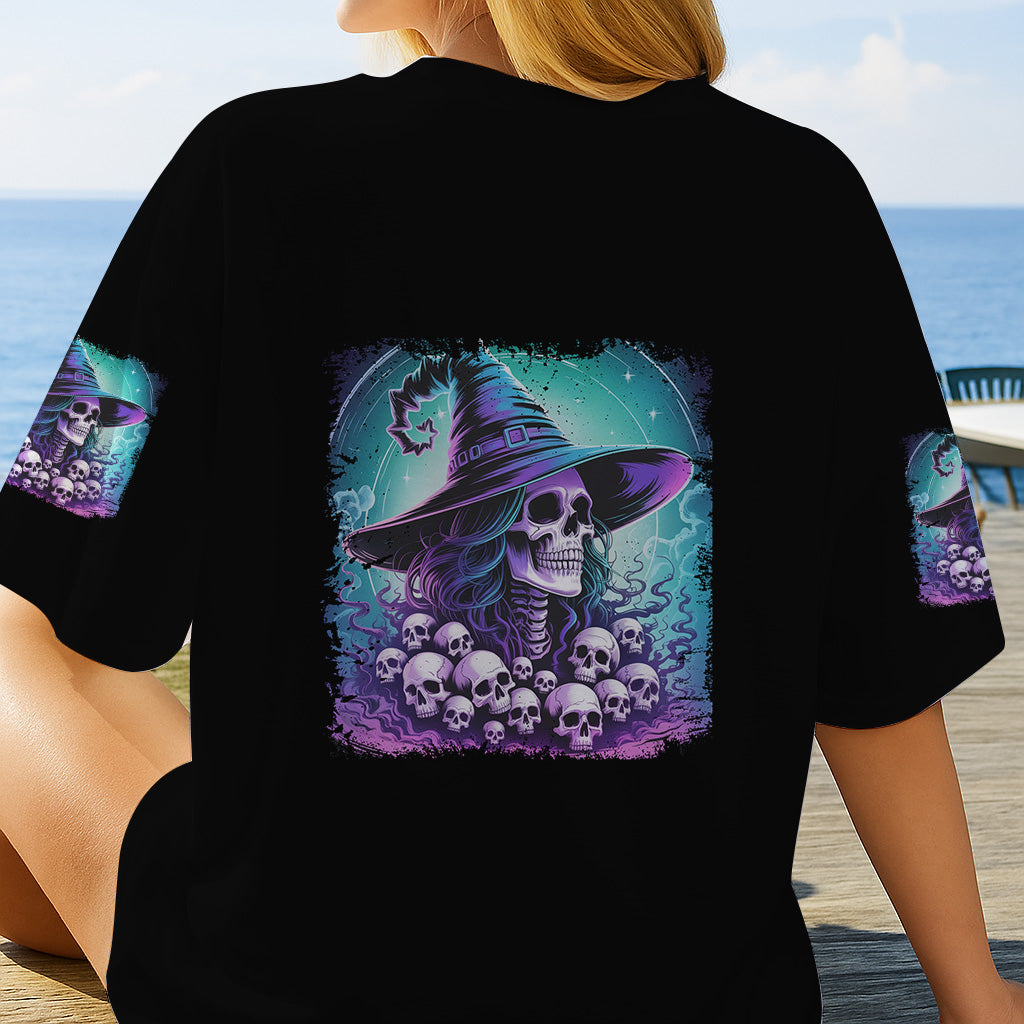 She Trained A Witch - Personalized Witch All Over Shirt