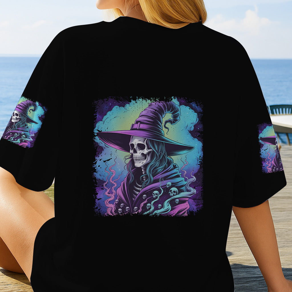 She Trained A Witch - Personalized Witch All Over Shirt
