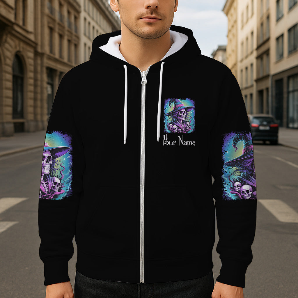 She Trained A Witch - Personalized Witch All Over Shirt