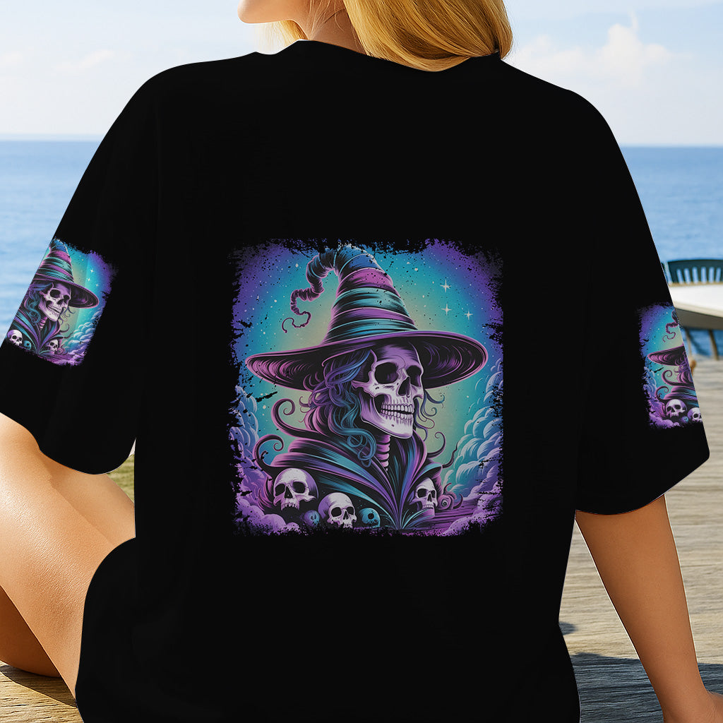 She Trained A Witch - Personalized Witch All Over Shirt