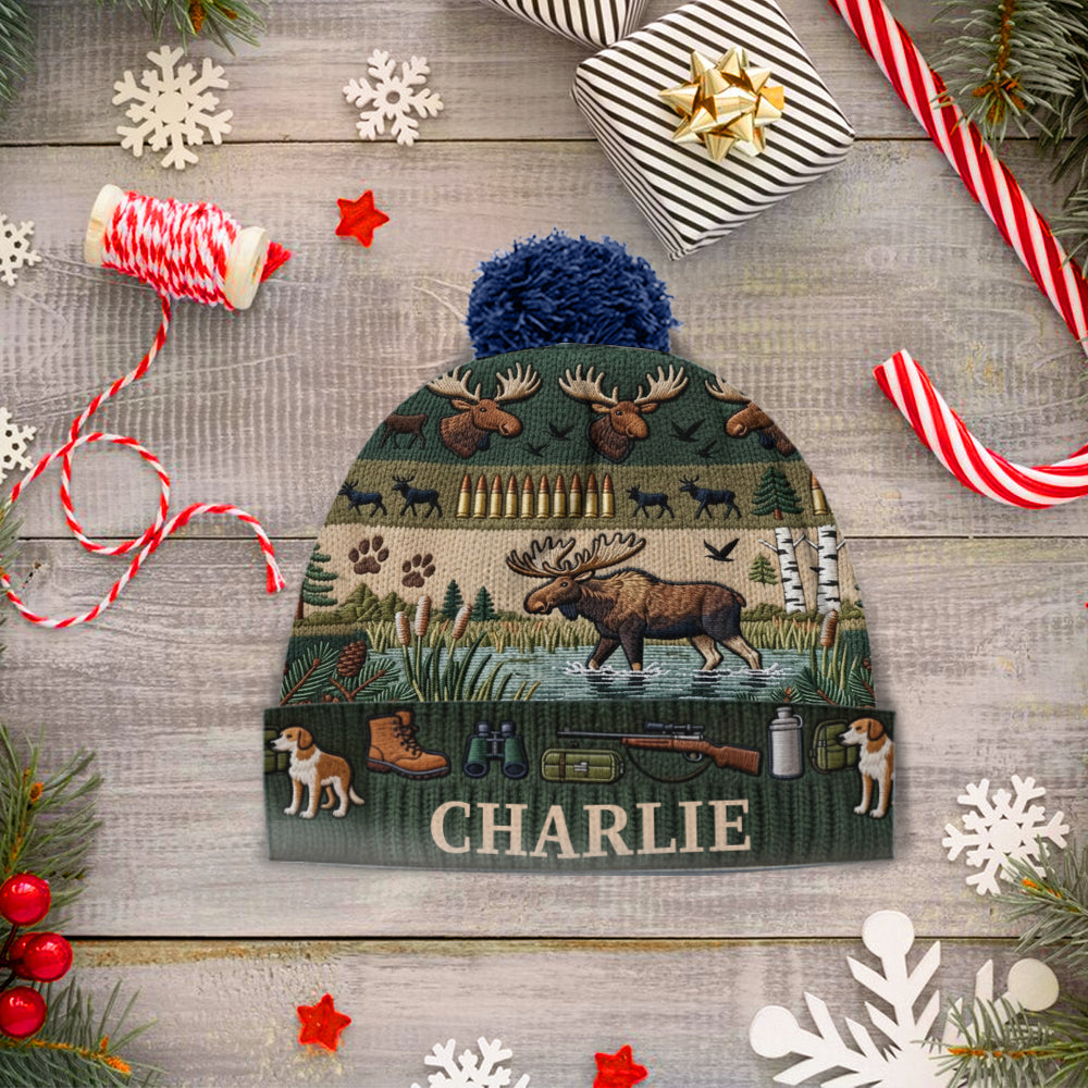 Love Hunting - Personalized Hunting Beanie Hat