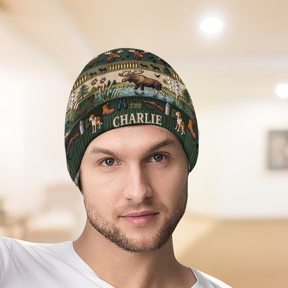 Love Hunting - Personalized Hunting Beanie Hat