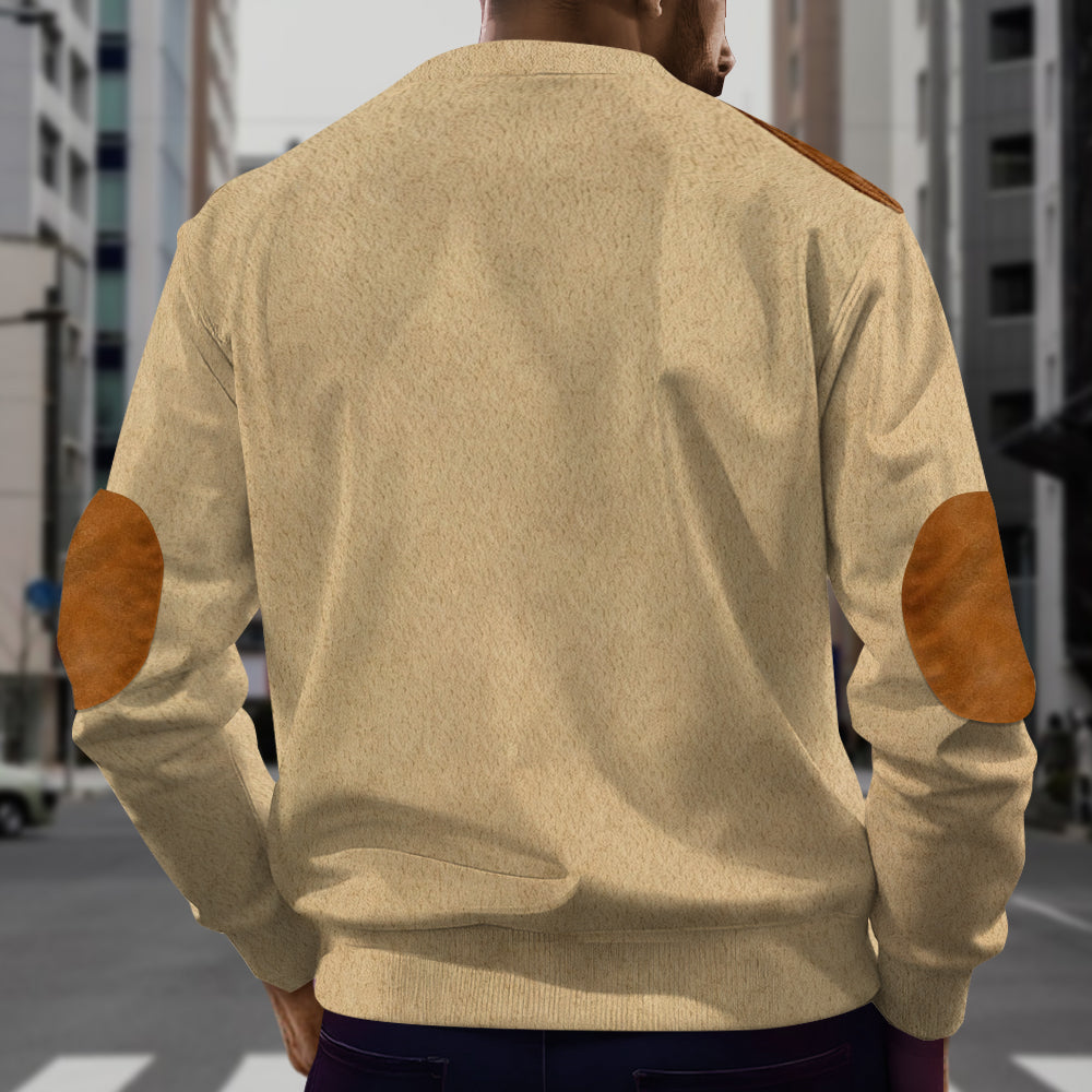 Sasquatch - Personalized Hiking Men Zip-Up Sweatshirt