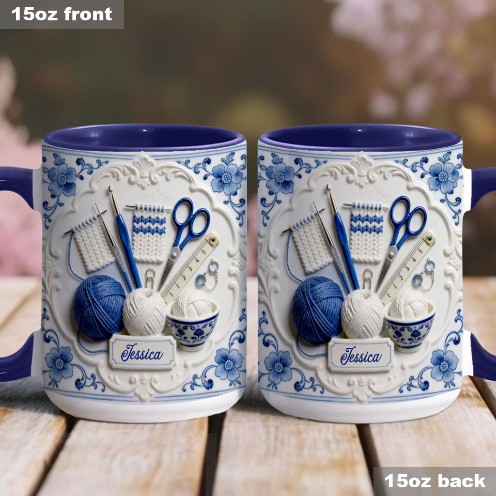 Love Crocheting - Personalized Crocheting Accent Mug