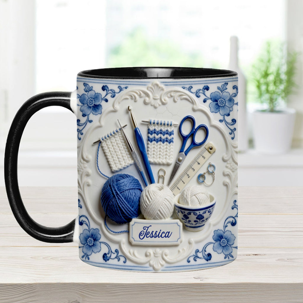 Love Crocheting - Personalized Crocheting Accent Mug