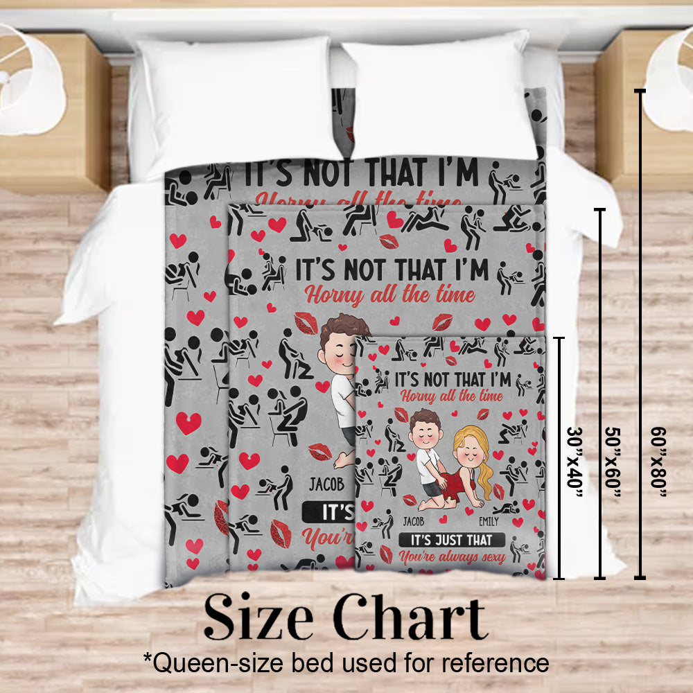 Because You Are Always Sexy - Personalized Couple Blanket
