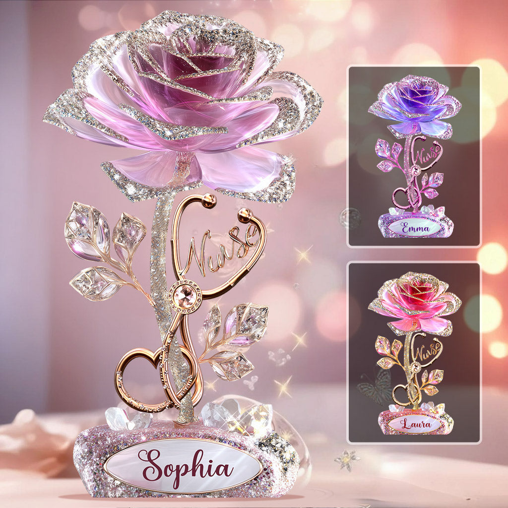 Nurse Life - Personalized Nurse Custom Shaped Acrylic Plaque