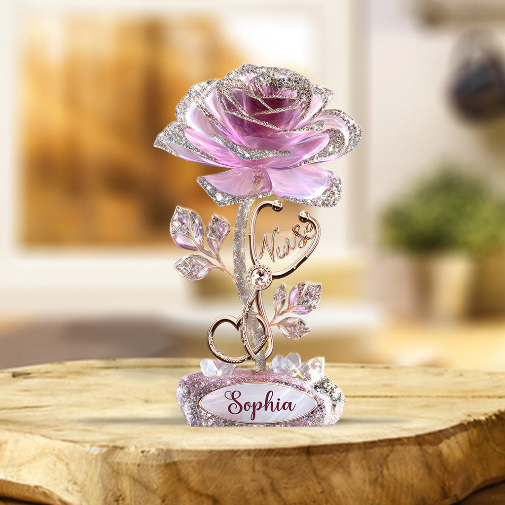 Nurse Life - Personalized Nurse Custom Shaped Acrylic Plaque