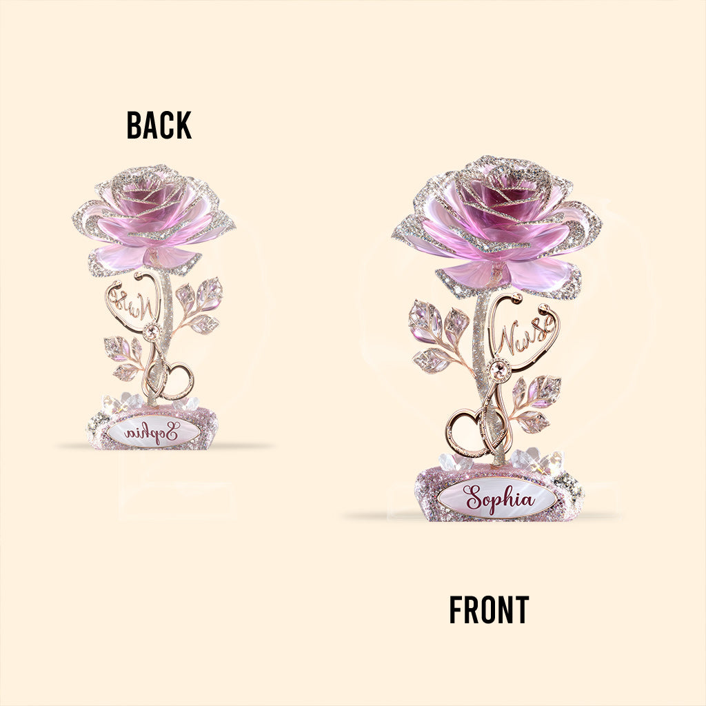 Nurse Life - Personalized Nurse Custom Shaped Acrylic Plaque