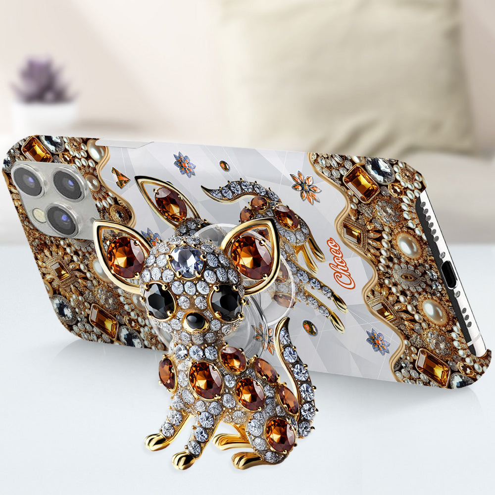 Love Chihuahuas - Personalized Dog Full Print Phone Case