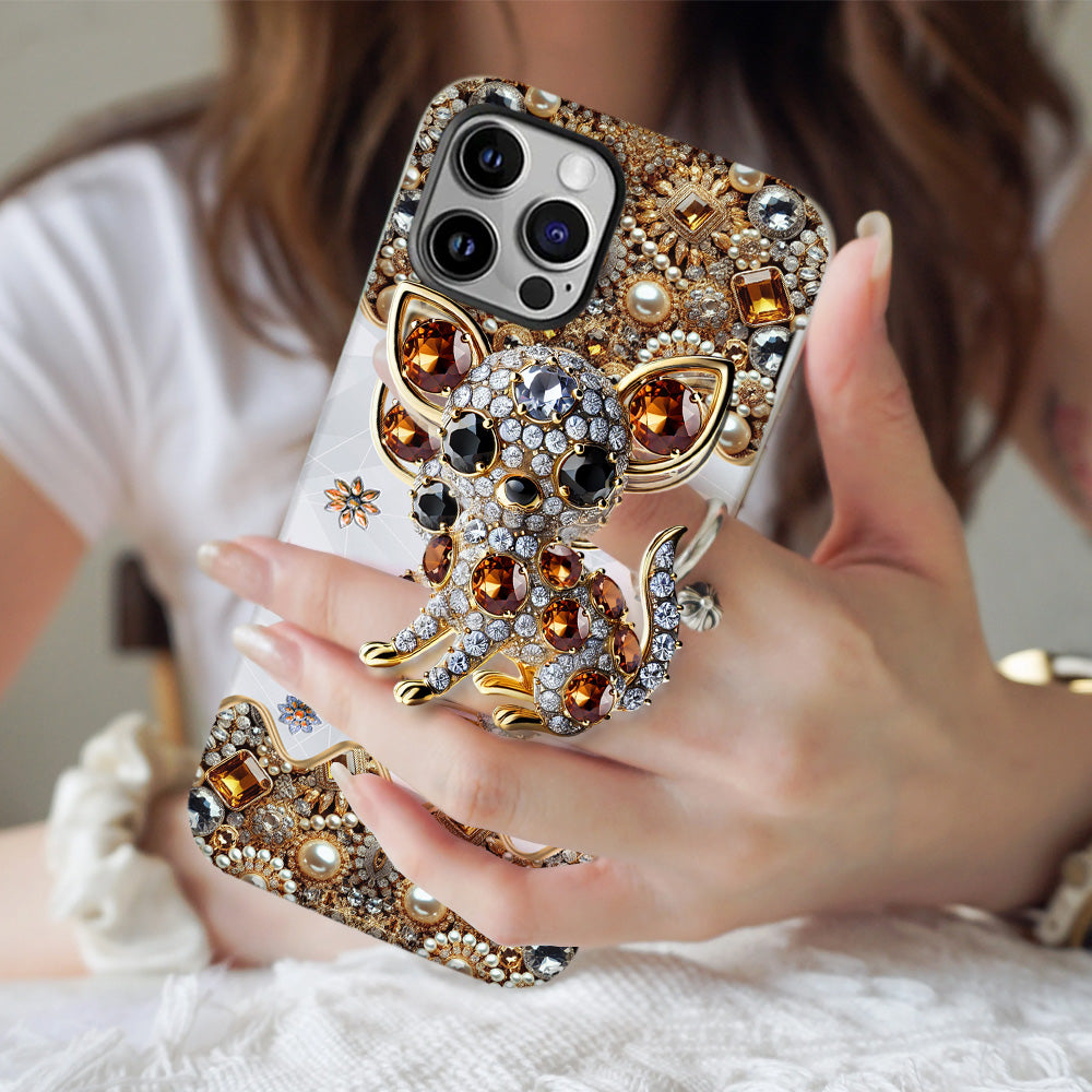 Love Chihuahuas - Personalized Dog Full Print Phone Case