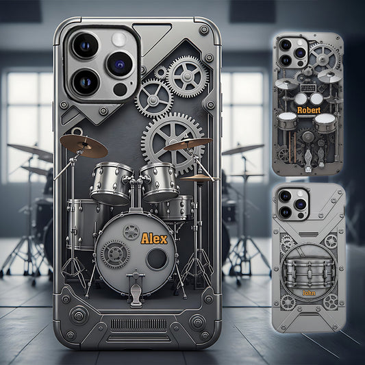 Drummer Life - Personalized Drummer Full Print Phone Case