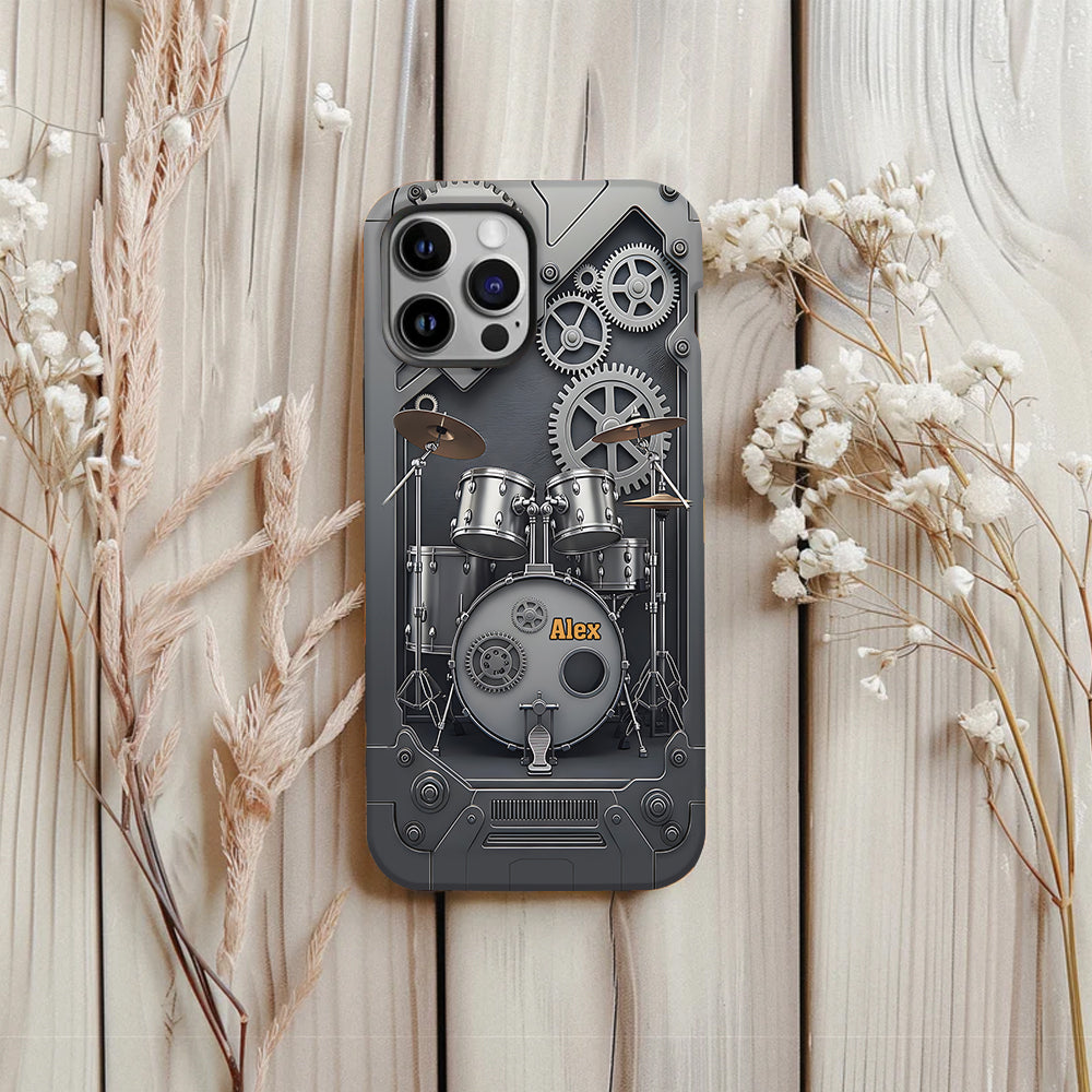 Drummer Life - Personalized Drummer Full Print Phone Case