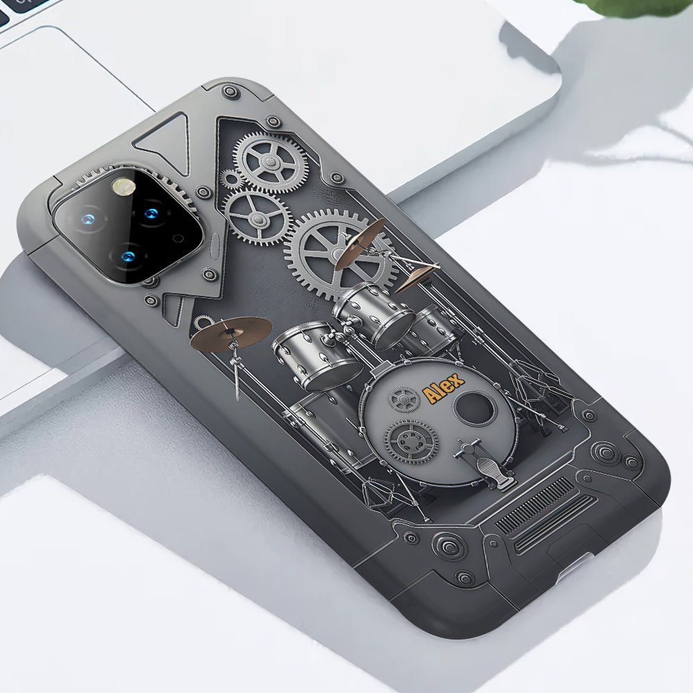 Drummer Life - Personalized Drummer Full Print Phone Case