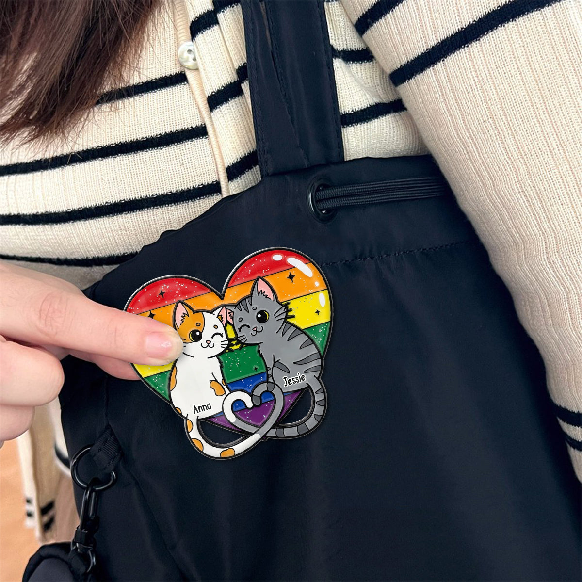 Love Is Love - Personalized LGBT Support Pin