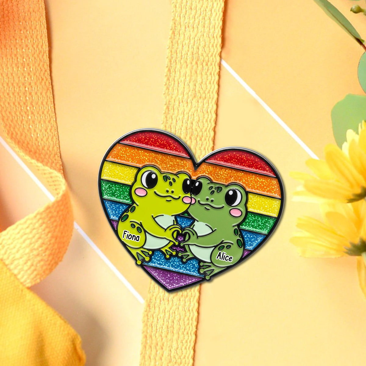 Love Is Love - Personalized LGBT Support Pin