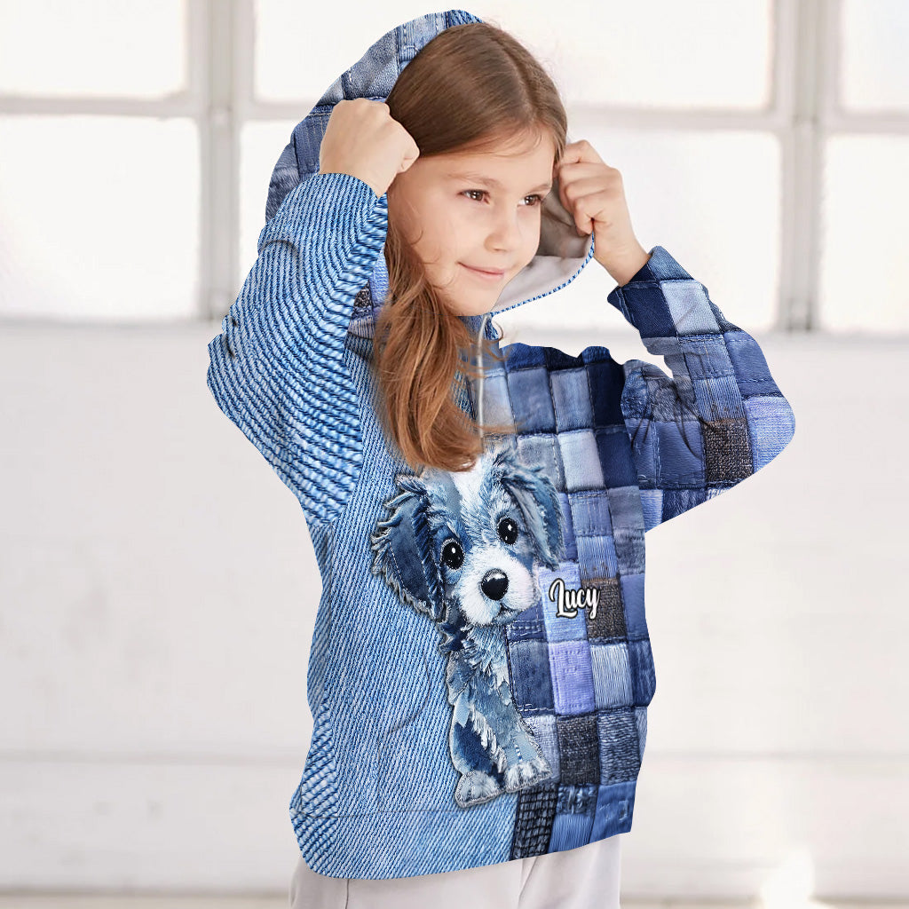 Love Golden Retriever - Personalized Dog All Over Shirt