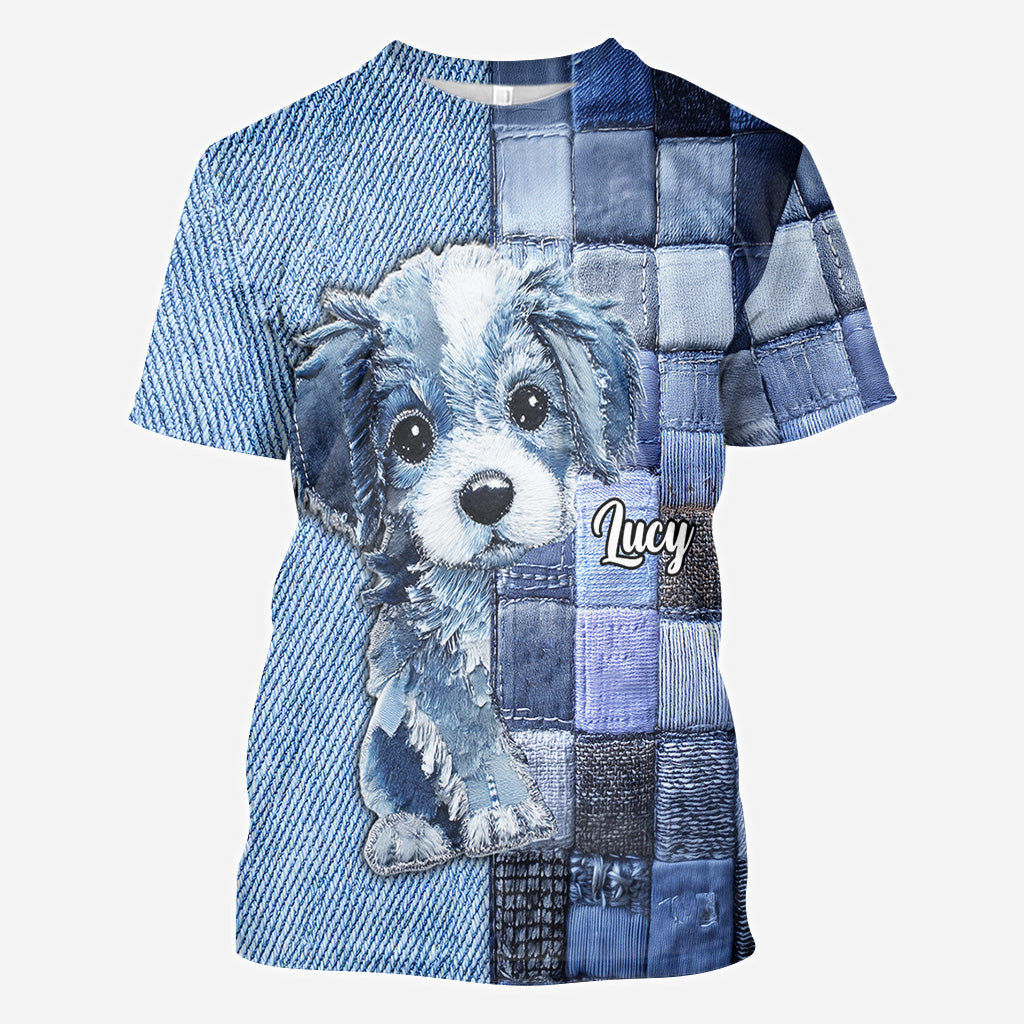 Love Golden Retriever - Personalized Dog All Over Shirt