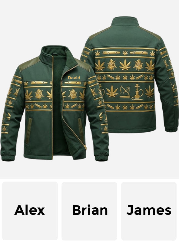 Support Your Local Farmers - Personalized Weed Zip Jacket
