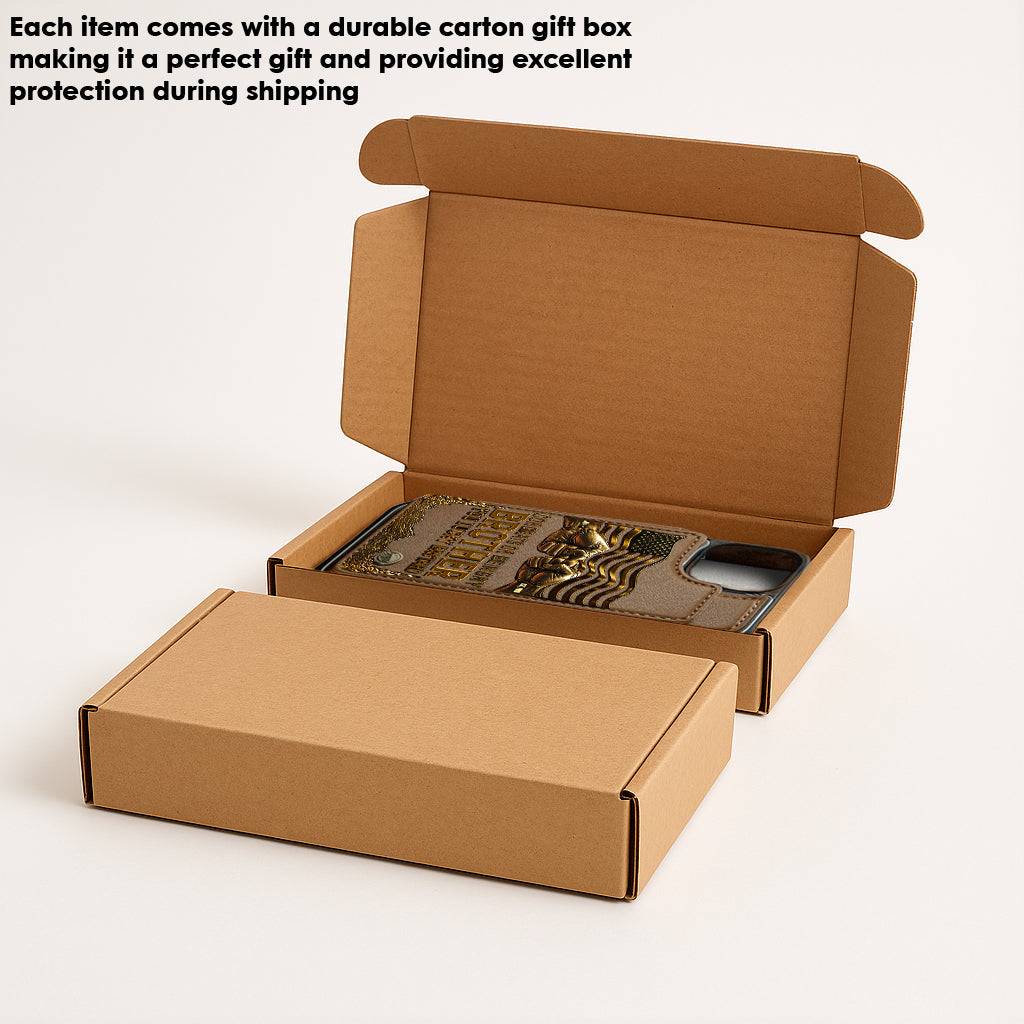 Congrat On Being My Brother - Personalized Sibling Wallet Phone Case