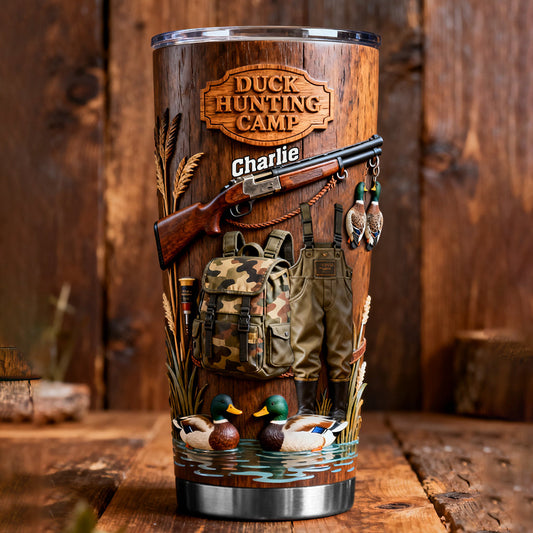 Duck Hunting Season - Personalized Hunting Tumbler